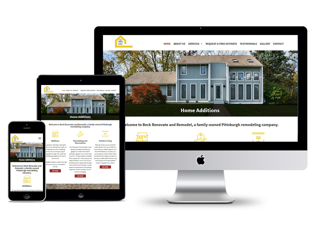 Beck Renovate and Remodel Wordpress Website Design By Higher Images