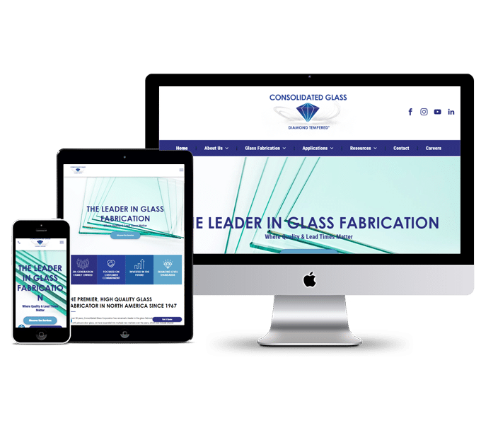 Consolidated Glass Website Portfolio